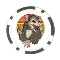 Possum  Poker Chip Card Guard by Valentinaart