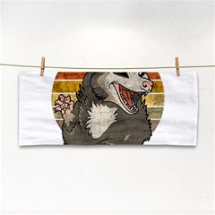 Possum  Hand Towel by Valentinaart