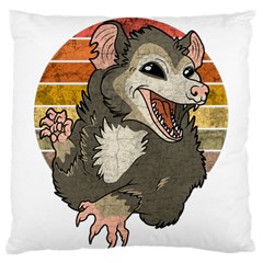 Possum  Large Cushion Case (one Side) by Valentinaart