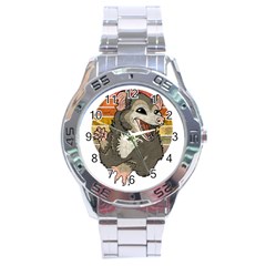 Possum  Stainless Steel Analogue Watch by Valentinaart