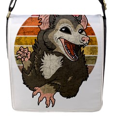 Possum  Flap Closure Messenger Bag (s) by Valentinaart