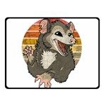 Possum  Double Sided Fleece Blanket (Small)  45 x34  Blanket Back