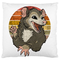 Possum  Large Flano Cushion Case (one Side) by Valentinaart