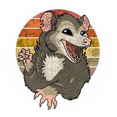 Possum  Wooden Bottle Opener (round) by Valentinaart