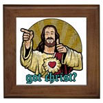 Buddy Christ Framed Tile Front