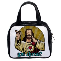 Buddy Christ Classic Handbag (two Sides)