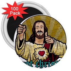 Buddy Christ 3  Magnets (100 Pack) by Valentinaart