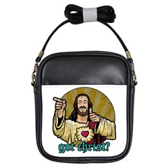 Buddy Christ Girls Sling Bag by Valentinaart