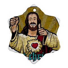 Buddy Christ Ornament (snowflake)