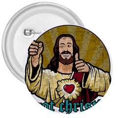 Buddy Christ 3  Buttons by Valentinaart