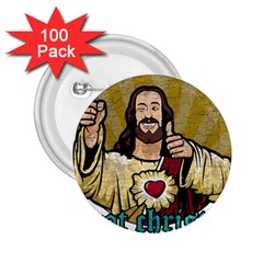 Buddy Christ 2 25  Buttons (100 Pack)  by Valentinaart