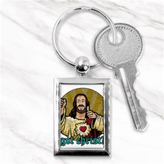 Buddy Christ Key Chain (rectangle) by Valentinaart