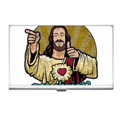 Buddy Christ Business Card Holder by Valentinaart