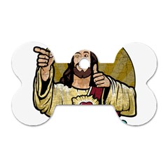 Buddy Christ Dog Tag Bone (one Side) by Valentinaart