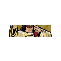 Buddy Christ Small Flano Scarf by Valentinaart