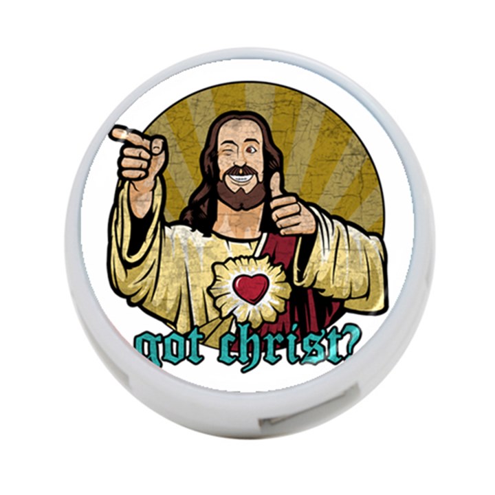 Buddy Christ 4-Port USB Hub (One Side)