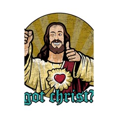 Buddy Christ Shower Curtain 48  X 72  (small)  by Valentinaart