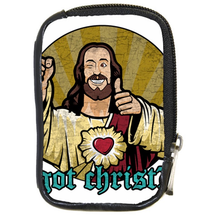 Buddy Christ Compact Camera Leather Case