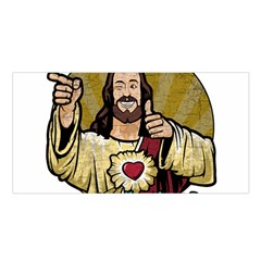 Buddy Christ Satin Shawl by Valentinaart