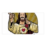 Buddy Christ Satin Shawl Front