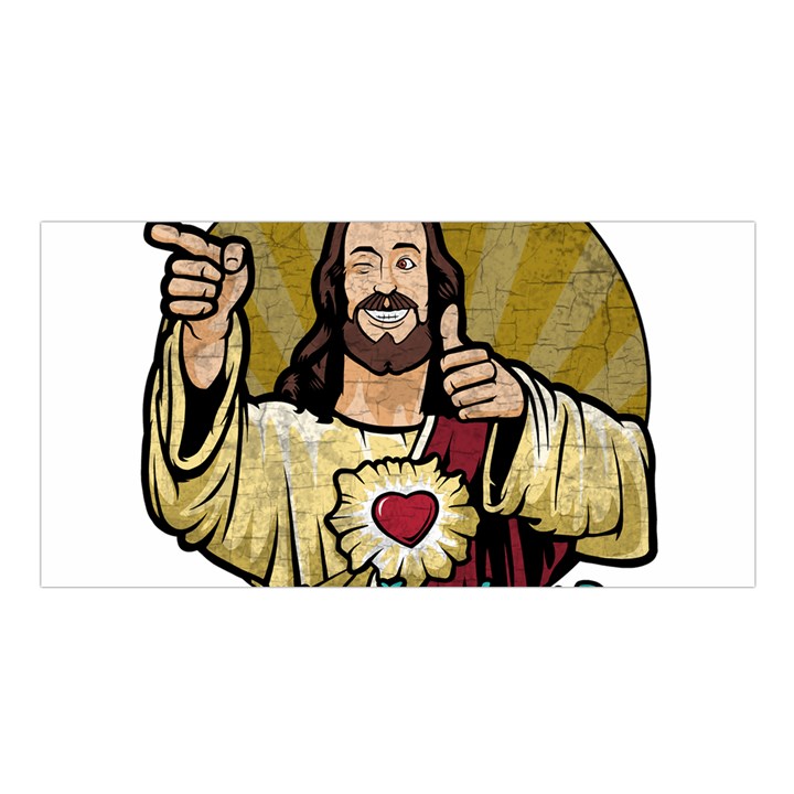 Buddy Christ Satin Shawl