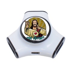 Buddy Christ 3-port Usb Hub by Valentinaart