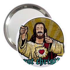 Buddy Christ 3  Handbag Mirrors by Valentinaart