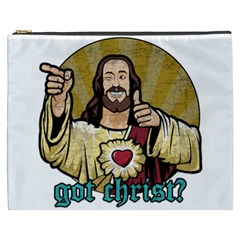 Buddy Christ Cosmetic Bag (xxxl) by Valentinaart