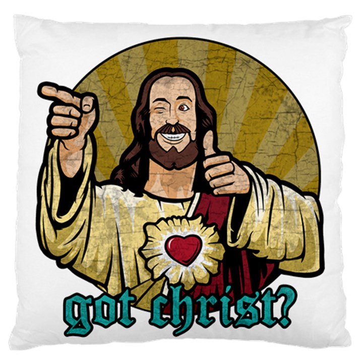 Buddy Christ Standard Flano Cushion Case (One Side)