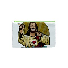 Buddy Christ Cosmetic Bag (xs) by Valentinaart