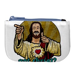 Buddy Christ Large Coin Purse by Valentinaart