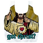 Buddy Christ Full Print Recycle Bag (XXL) Front