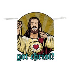 Buddy Christ Lightweight Drawstring Pouch (m) by Valentinaart