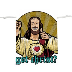 Buddy Christ  Lightweight Drawstring Pouch (xl) by Valentinaart