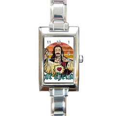 Got Christ? Rectangle Italian Charm Watch by Valentinaart