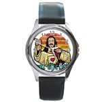 Got Christ? Round Metal Watch Front