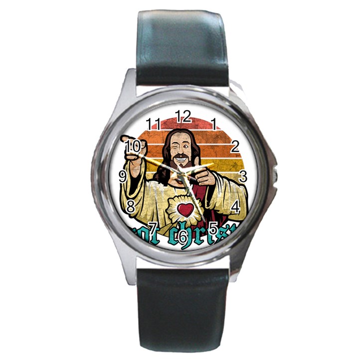 Got Christ? Round Metal Watch