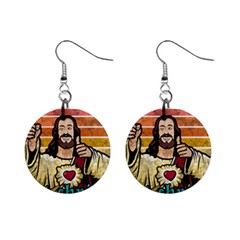 Got Christ? Mini Button Earrings by Valentinaart