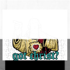 Got Christ? Rectangular Jigsaw Puzzl by Valentinaart