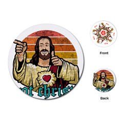 Got Christ? Playing Cards Single Design (round) by Valentinaart