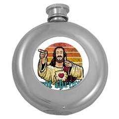 Got Christ? Round Hip Flask (5 Oz) by Valentinaart