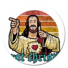 Got Christ? Magnet 5  (round) by Valentinaart