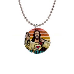 Got Christ? 1  Button Necklace by Valentinaart