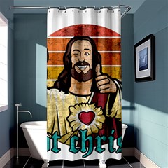 Got Christ? Shower Curtain 36  X 72  (stall)  by Valentinaart