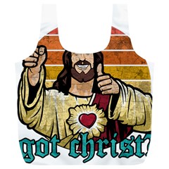 Got Christ? Full Print Recycle Bag (xl) by Valentinaart