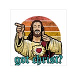 Got Christ? Small Satin Scarf (Square) Front