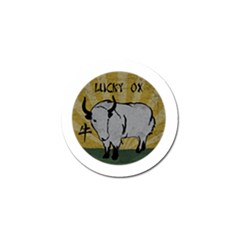 Chinese New Year ¨c Year Of The Ox Golf Ball Marker (4 Pack) by Valentinaart