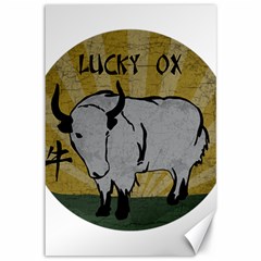 Chinese New Year ¨c Year Of The Ox Canvas 12  X 18  by Valentinaart