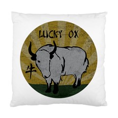 Chinese New Year ¨c Year Of The Ox Standard Cushion Case (two Sides) by Valentinaart