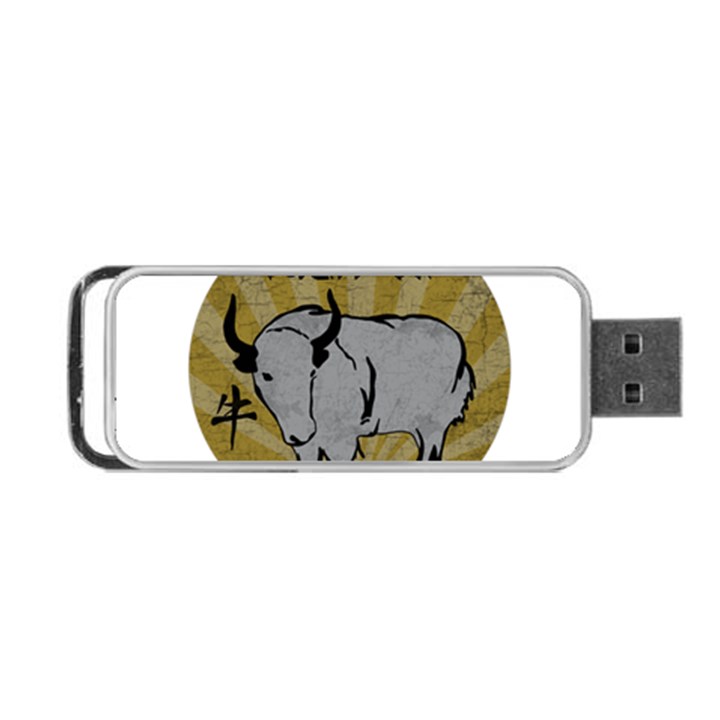 Chinese New Year ¨C Year of the Ox Portable USB Flash (Two Sides)